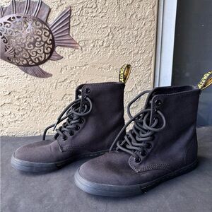 Dr. Martens Black Kids Boots